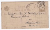 Hungary 1898 Postal History, Postal Card to Bohemia D.047