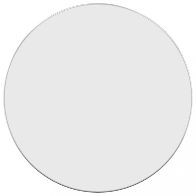 Oglinda de perete rotunda, argintiu, &amp;Oslash; 60 cm foto
