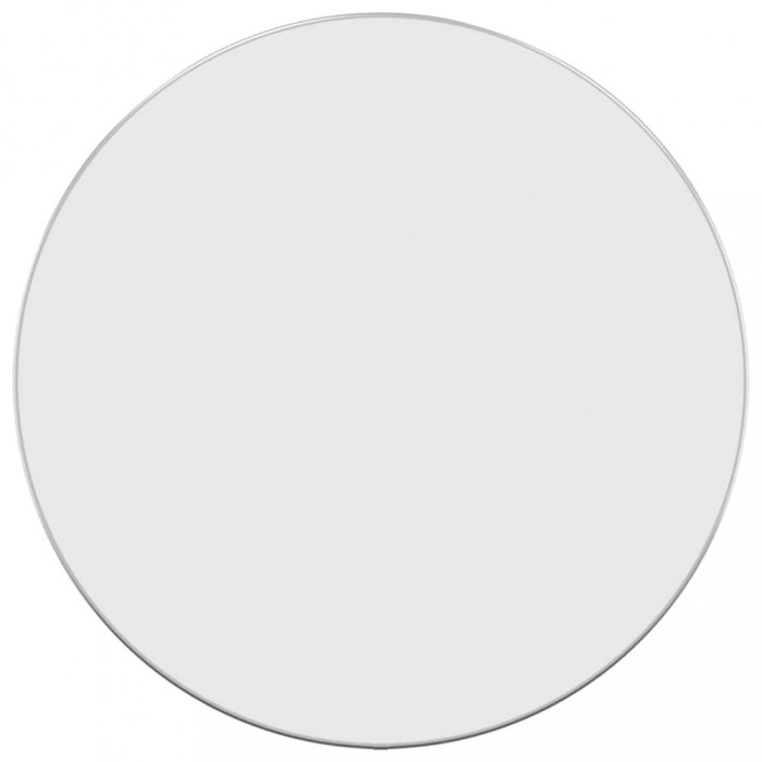 Oglinda de perete rotunda, argintiu, &Oslash; 60 cm