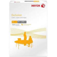 Hartie Copiator Xerox Exclusive A4, 80 g/m?, 500 Coli/Top, Alba, Hartii Albe A4, Coli Albe A4, Hartii Xerox A4, Hartii Albe Imprimanta A4, Coli Albe I foto