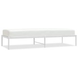 Cumpara ieftin Cadru pat metalic, alb, 75x190 cm