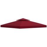 Outsunny Acoperiș pentru Foișor de Grădină Anti-UV din Poliester, 3x3m, Roșu | Aosom Romania