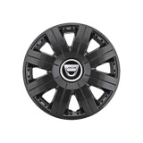 Set 4 capace roti Cosmos Negru R15, pentru gama auto Dacia, Autohelix MSA