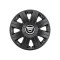Set 4 capace roti Cosmos Negru R15, pentru gama auto Dacia