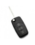 Carcasa cheie tip briceag cu 3 butoane, Audi baterie 2032