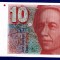 (9) BANCNOTA ELVETIA - 10 FRANCS ND (1979-1992), A 6-A EDITIE, STARE FOARTE BUNA