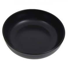 Bol Ceramic Ad&acirc;nc, Nordic, Negru, Diametru 20 cm, &Icirc;nălțime 6 cm, Capacitate 1.1 L