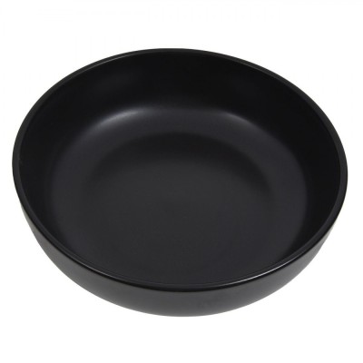Bol Ceramic Ad&amp;acirc;nc, Nordic, Negru, Diametru 20 cm, &amp;Icirc;nălțime 6 cm, Capacitate 1.1 L foto