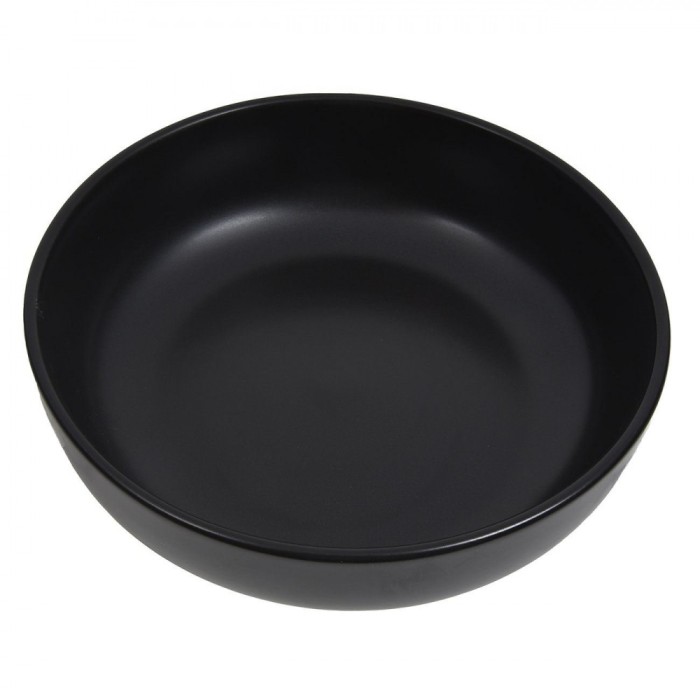 Bol Ceramic Ad&acirc;nc, Nordic, Negru, Diametru 20 cm, &Icirc;nălțime 6 cm, Capacitate 1.1 L