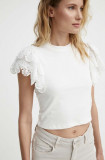 Cumpara ieftin Answear Lab bluza femei, culoarea alb, neted
