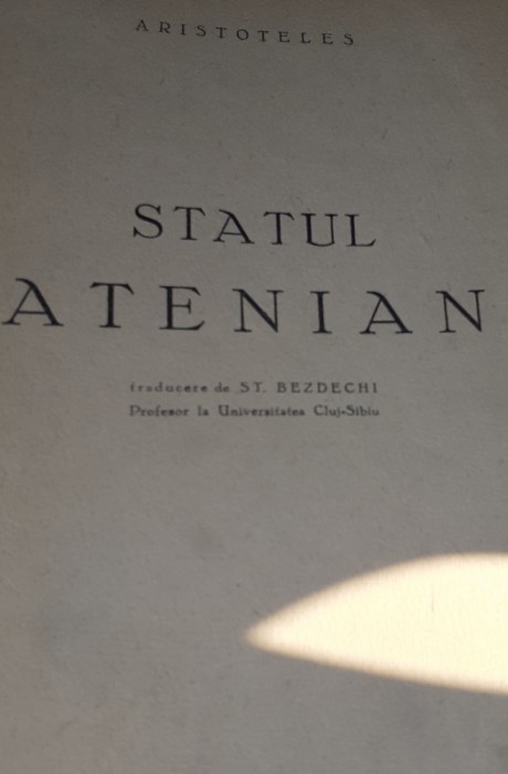 STATUL ATENIAN ARISTOTEL 1944