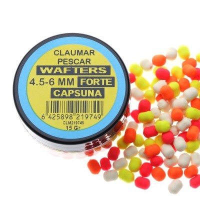 Wafters Claumar Capsuni Forte Mix Color 15Gr 4.5-6mm foto