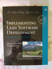 Implementing lean software development ? Mary and Tom Poppendieck foto