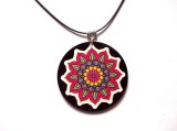 Colier de lemn cu mandala 47258