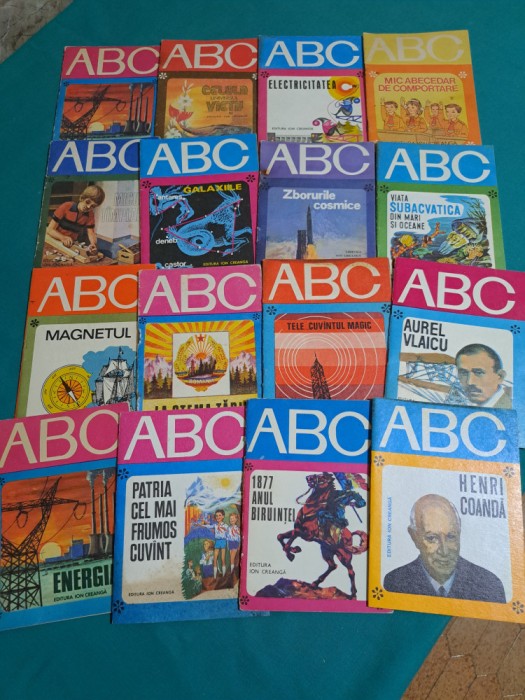 LOT 23 CĂRȚI COLECȚIA ABC * 1980 * 010