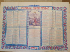 calendar ortodox din anul 1979 foto