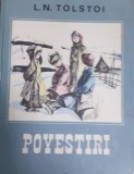 POVESTIRI L N TOLSTOI V. GALDIAEV (ilustratii) - 1985, 79 p. (format mare)