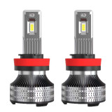 Cumpara ieftin Set 2 LED-uri Auto Techstar&reg; P30, H11/H9/H8, 80w, 14000 Lumeni, 6500K, AUTO, 12-24 Volti, CSP, Canbus, Miez Cupru, Radiator Aluminiu