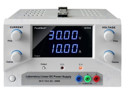Alimentator de laborator canal unic PEAKTECH 0-30VDC 0-10A foto