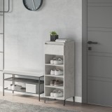 VidaXL Pantofar, gri beton, 40x36x105 cm, lemn prelucrat