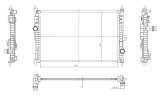 NRF 59302 Radiator, racire motor