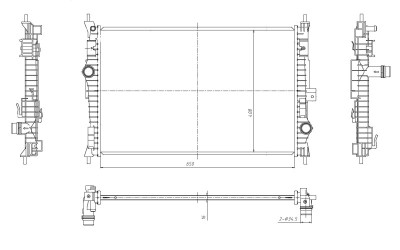 NRF 59302 Radiator, racire motor foto