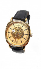 Ceas barbati automatic, business, elegant GOER GO143GOLD foto