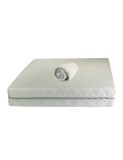 Set Saltea ortopedica, Terra Standard Spring Comfort 160x200x26cm, cu plasa de arcuri Bonell, husa detasabila tricot, hipoalergenica, fermitate mediu