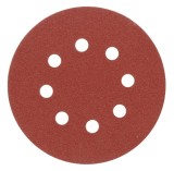 Disc din panza abraziva cu 8 gauri 125 mm granulatie 40 VOREL
