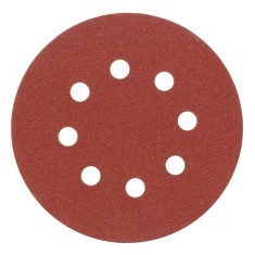 Disc din panza abraziva cu 8 gauri 125 mm granulatie 60 VOREL