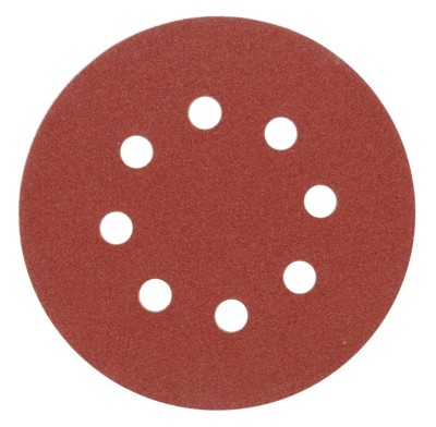 Disc din panza abraziva cu 8 gauri 125 mm granulatie 100 VOREL foto
