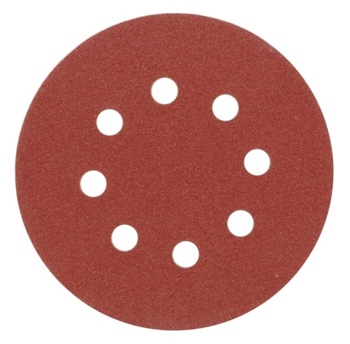 Disc din panza abraziva cu 8 gauri 125 mm granulatie 100 VOREL