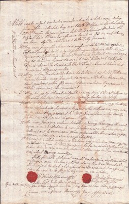 A3079N Contract de &amp;icirc;mprumut cu zălogire de păm&amp;acirc;nturi, act cu sigilii &amp;icirc;n ceară roșie, 1826, comitatul Solnocul Interior, Transilvania, limba maghiară foto