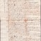 A3079N Contract de &icirc;mprumut cu zălogire de păm&acirc;nturi, act cu sigilii &icirc;n ceară roșie, 1826, comitatul Solnocul Interior, Transilvania, limba maghiară