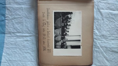 ALBUM CU 20 FOTOGRAFII CU IMAGINI DE LA DESCHIDEREA FESTIVA A SESIUNII ACADEMIEI RPR-CLUJ 1954-UNICAT! foto