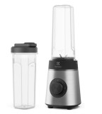 Blender sport Electrolux Create 4 E4SB1-4ST, 350 W, 0.6 l, 2 viteze + functie Pulse, 2 recipiente on-the-go, lame inox detasabile (Inox)