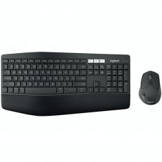 Kit mouse tastatura Logitech MK850 Performance Combo , Fara Fir , Bluetooth , USB Logitech Unifying Receiver , Negru