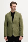 United Colors of Benetton blazer din amestec de in culoarea bej