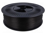Filament PLA 1,75mm negru 5kg - DEVIL DESIGN