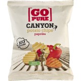 Chips-uri Canyon din cartofi cu ardei fara gluten, eco