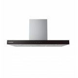 Cumpara ieftin Heinner Hota decoratica HDCH-MD90TIX, 90 cm, design T-SHAPE, 800 m3/h, 4 trepte de viteza, 1 motor, control touch, Inox