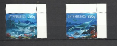 LUXEMBURG 2024 EUROPA CEPT FAUNA SUBACVATICA ANIMALE PREISTORICE MARINE foto