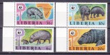 Liberia 1984 fauna MI 1315-1318 MNH