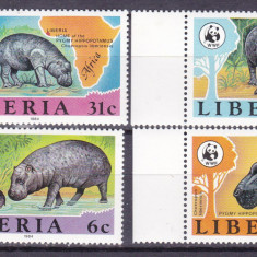 Liberia 1984 fauna MI 1315-1318 MNH