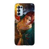 Husa compatibila cu Oppo A54 5G, Viceversa, model Triss Merigold The Witcher, Silicon, TPU, Transparent, Carcasa