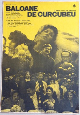 Baloane de curcubeu - Afis film romanesc, Romaniafilm 1982, cinema Epoca de Aur foto