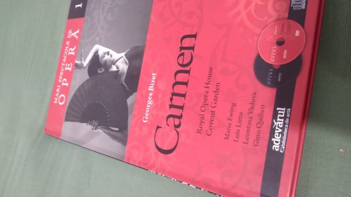 CD+DVD + CARTE MARI SPECTACOLE DE OPERA VOL 1 CARMEN