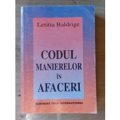 Codul manierelor in afaceri- Letitia Baldrige