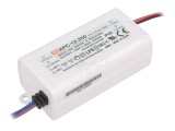 Alimentator pulsatoriu MEAN WELL 12,6W pentru LED, 9&divide;36VDC, 350mA