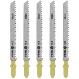 Vorel 27815 - Set panze fierastrau pendular tija cu un prag de prindere (T) 100 mm lemn taiere in unghi 5 bucati